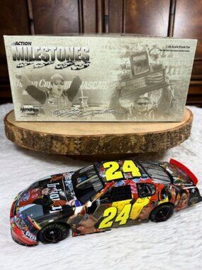 Vintage Jeff Gordon #24 Milestones 4X Indy 400 Winner 2005 Monte Carlo 1:24 Car